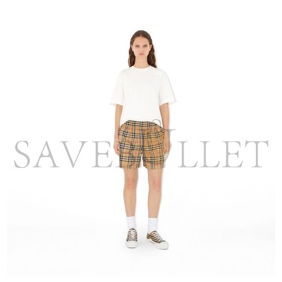 BURBERRY STRETCHBAUMWOLLSHORTS IN CHECK 80405981